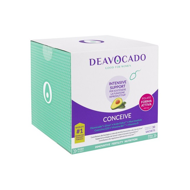 Deavocado Conceive nuova formula Integratore 30 bustine Deavocado Conceive nuova formula Integratore 30 bustine