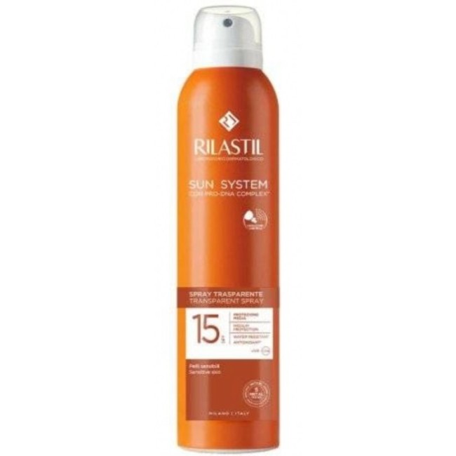 Rilastil Sun System Trasparent Spray SPF15 200 ml Rilastil Sun System Trasparent Spray SPF15 200 ml