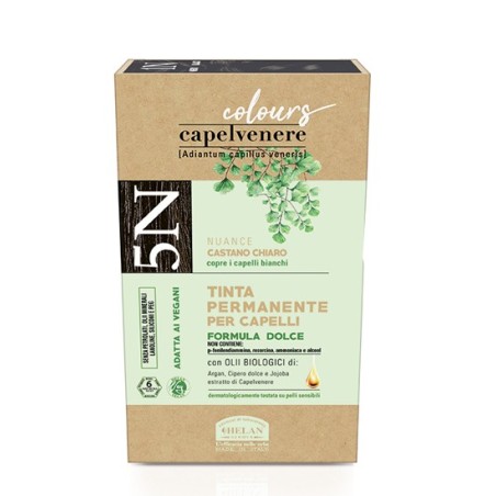 Helan Cosmesi Capelvenere Colours Tinta Capelli 5n Castano Chiaro Helan Cosmesi Capelvenere Colours Tinta Capelli 5n Castano Chiaro