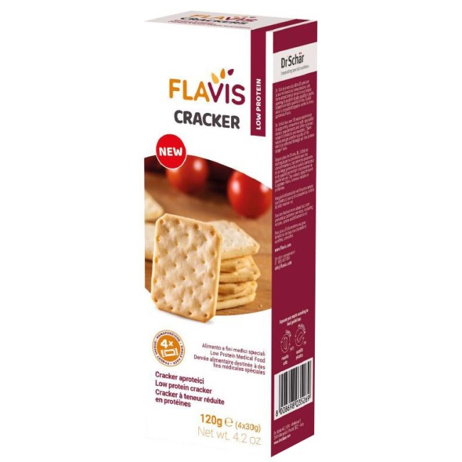 Dr. Schar Flavis Cracker alimento aproteico 120 G Dr. Schar Flavis Cracker alimento aproteico 120 G