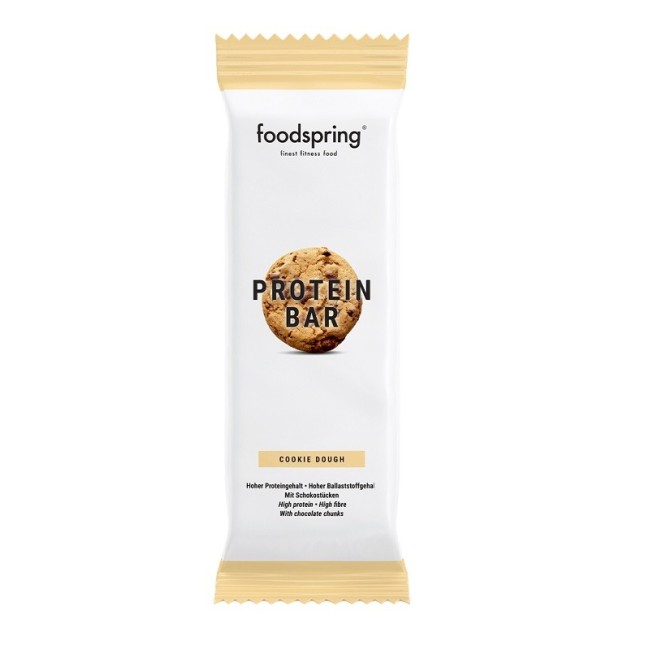 Foodspring Gmbh Protein Bar Cookie Dough barretta proteica 60 G Foodspring Gmbh Protein Bar Cookie Dough barretta proteica 60 G