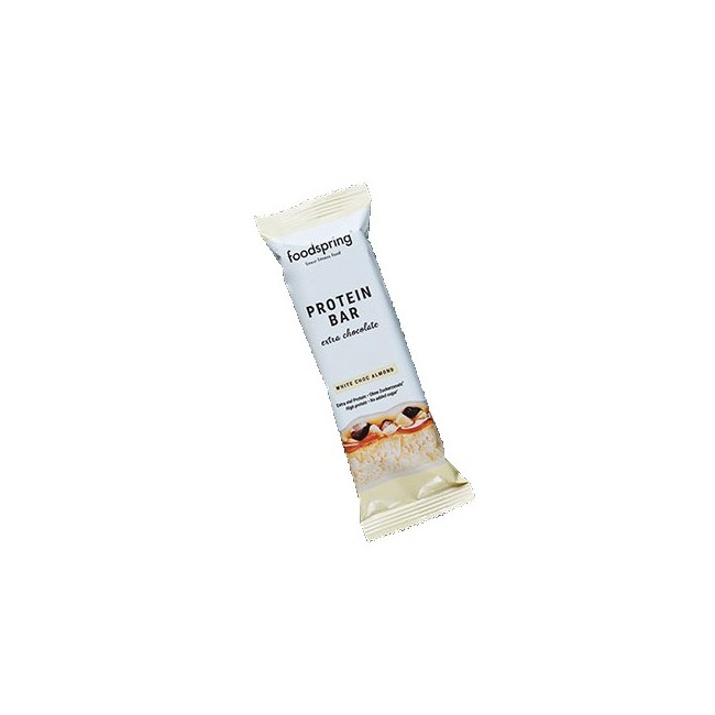 Foodspring Gmbh Protein Bar Extra Cioccolato Bianco Mandorle 65 G Foodspring Gmbh Protein Bar Extra Cioccolato Bianco Mandorle 65 G