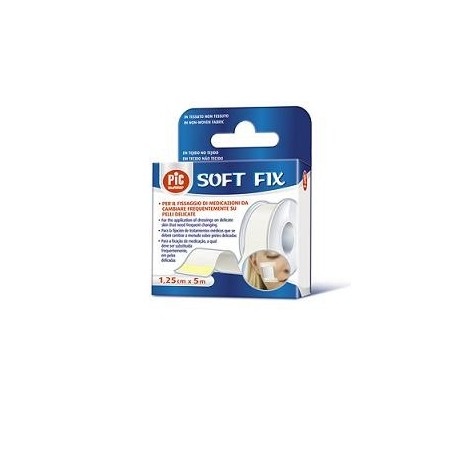 Pikdare Cerotto In Rocchetto Pic Soft Fix Tessuto Non Tessuto 5x914 Cm 1 Pezzo Pikdare Cerotto In Rocchetto Pic Soft Fix Tessuto Non Tessuto 5x914 Cm 1 Pezzo