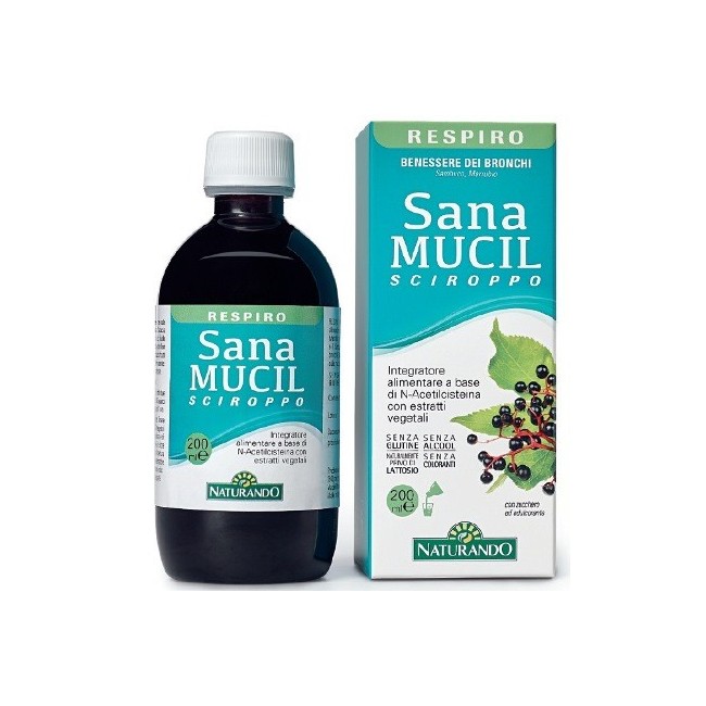 Naturando Sanamucil Sciroppo integratore 200 Ml Naturando Sanamucil Sciroppo integratore 200 Ml
