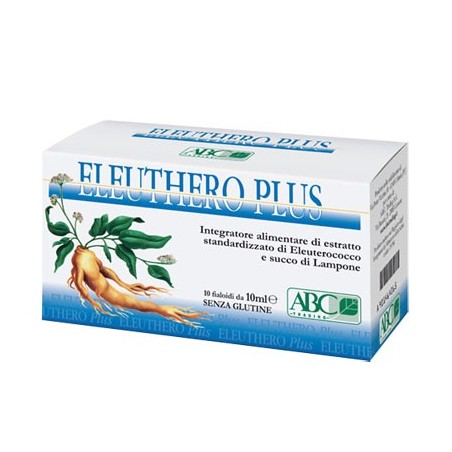 A. B. C. Trading Eleuthero Plus integratore 10 Fiale 10 Ml