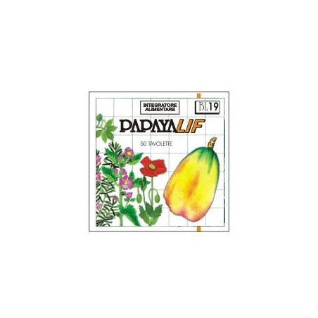 Papaya Lif 50 Tavolette Papaya Lif 50 Tavolette