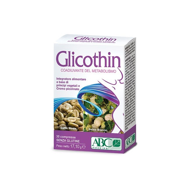 A. B. C. Trading Glicothin 30 Compresse Blister 17,10 G A. B. C. Trading Glicothin 30 Compresse Blister 17,10 G