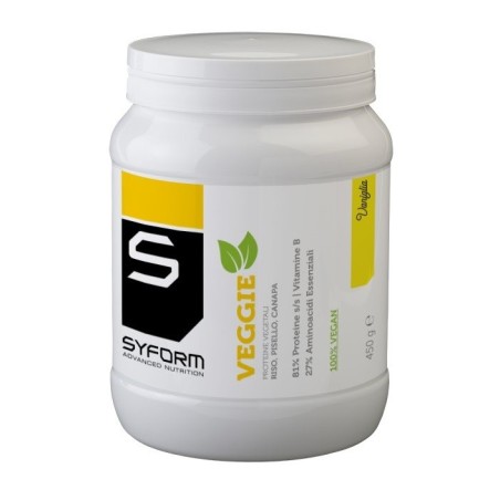 Syform Veggie Vaniglia integratore di proteine vegetali 450 G