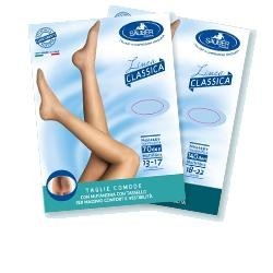 Sauber Collant Taglie Comode 140 Maglia Microrete Nero 4