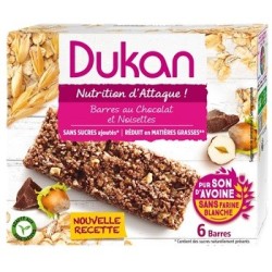 Dukan barretta cioccolato nocciola 6 pezzi  25 g