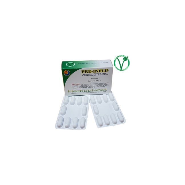 Herboplanet Pre Influ integratore 20 Capsule Herboplanet Pre Influ integratore 20 Capsule