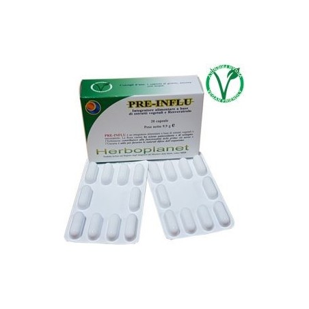 Herboplanet Pre Influ integratore 20 Capsule Herboplanet Pre Influ integratore 20 Capsule