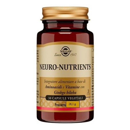 Solgar Neuro-nutriens 30 Cps 4 Pezzi Solgar Neuro-nutriens 30 Cps 4 Pezzi