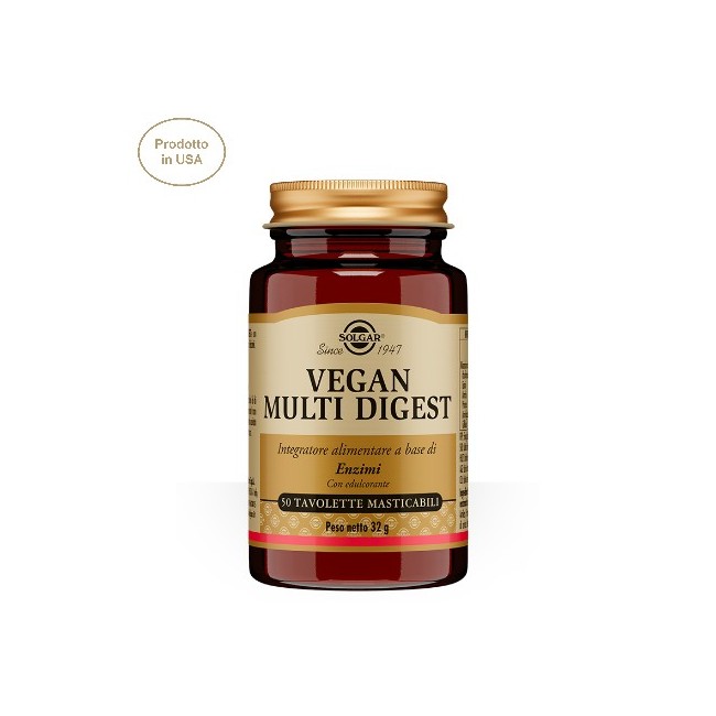 Solgar Vegan Multi Digest 50 Tavolette Solgar Vegan Multi Digest 50 Tavolette