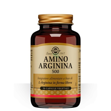 Solgar Amino Arginina 500 50 Cps Veg 6 Pezzi Solgar Amino Arginina 500 50 Cps Veg 6 Pezzi