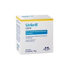 Urikrill cane gel 30 bustine per le vie urinarie del cane