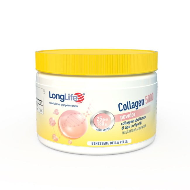 Longlife Collagen 500 polvere barattolo 150 grammi Longlife Collagen 500 polvere barattolo 150 grammi