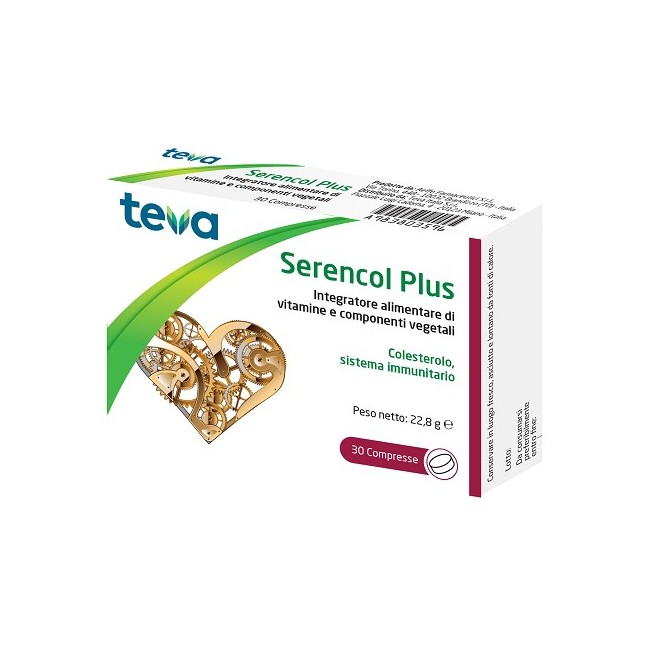 Teva Serencol plus integratore 30 compresse Teva Serencol plus integratore 30 compresse