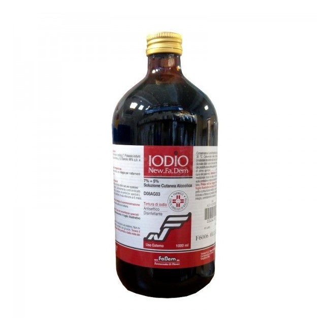 Iodio Soluzione Alcolica Cutanea 1000ml