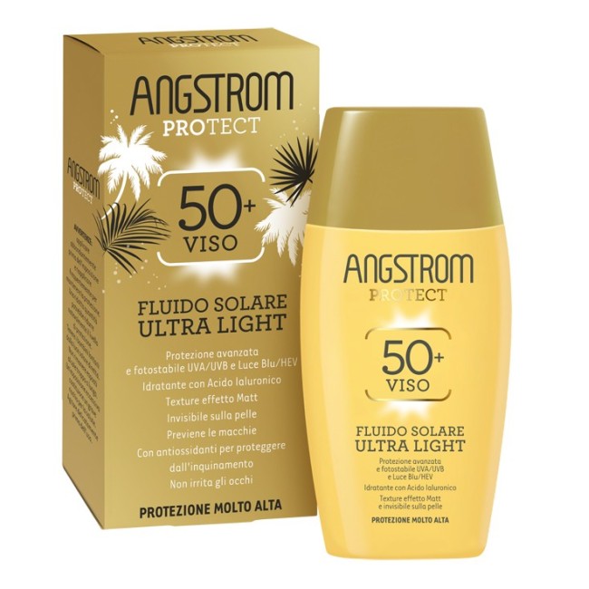 Angstrom Fluido Solare Viso Ultra Light Spf 50+ 40 Ml Angstrom Fluido Solare Viso Ultra Light Spf 50+ 40 Ml