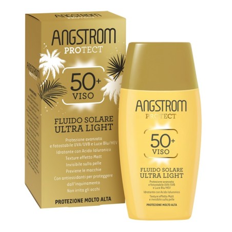Angstrom Fluido Solare Viso Ultra Light Spf 50+ 40 Ml Angstrom Fluido Solare Viso Ultra Light Spf 50+ 40 Ml