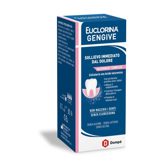 Dompe' Farmaceutici Euclorina Gengive Collutorio 200 Ml Dompe' Farmaceutici Euclorina Gengive Collutorio 200 Ml
