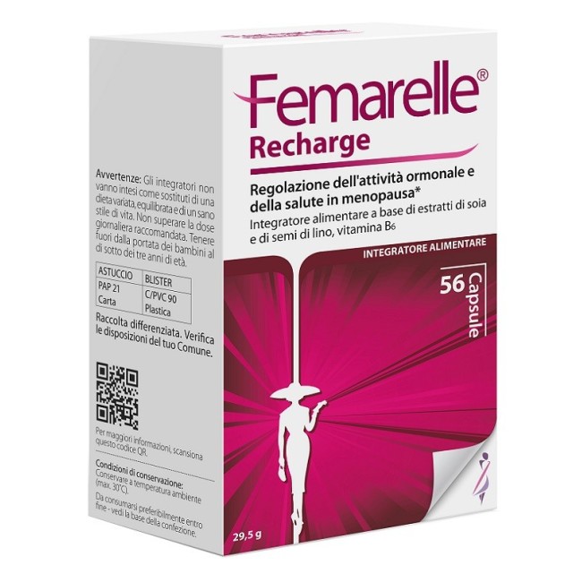Theramex Italy Femarelle Recharge integratore 56 Capsule Theramex Italy Femarelle Recharge integratore 56 Capsule