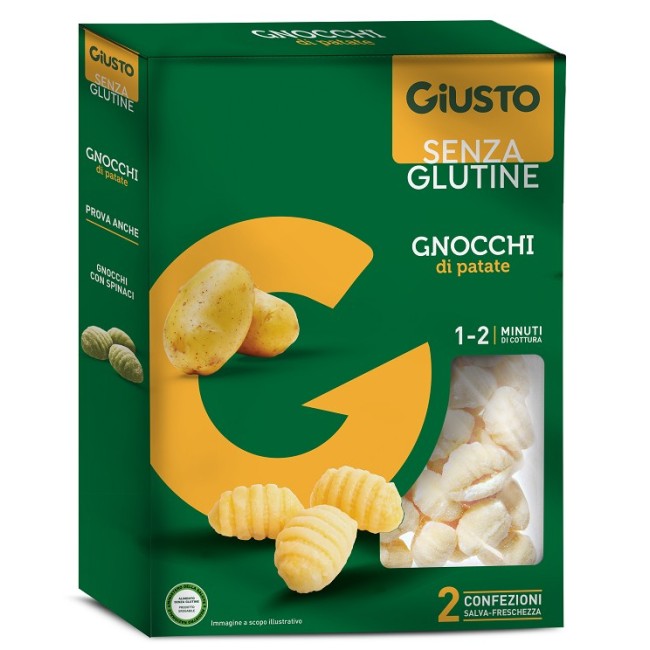 Farmafood Giusto Senza Glutine Gnocchi 2x250 G Farmafood Giusto Senza Glutine Gnocchi 2x250 G