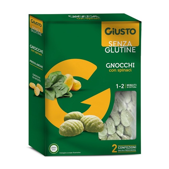 Farmafood Giusto Senza Glutine Gnocchi Spinaci 500 G Farmafood Giusto Senza Glutine Gnocchi Spinaci 500 G