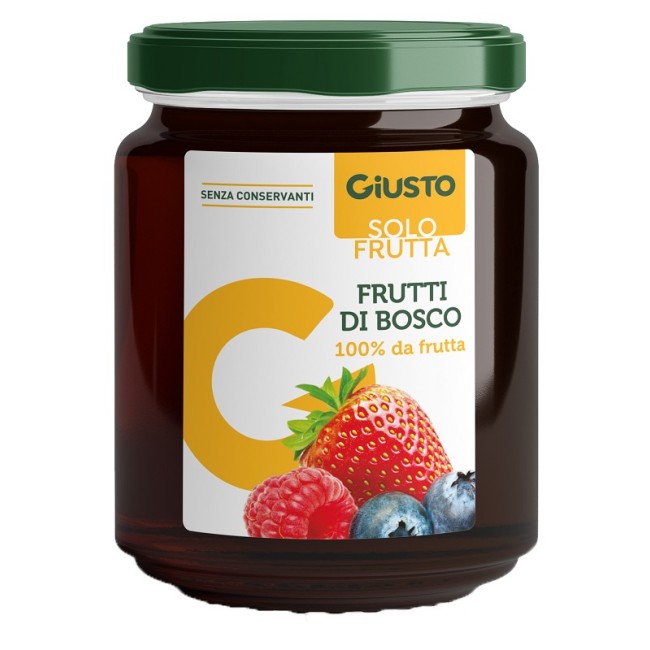 Farmafood Giusto Solo Frutta Marmellata Frutti Rossi 284 G