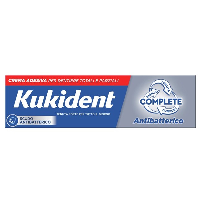 Kukident Antibatterico Crema Adesiva Dentiere 40 G Kukident Antibatterico Crema Adesiva Dentiere 40 G