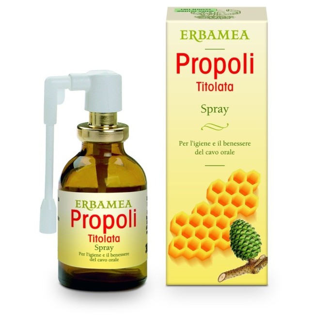 Erbamea Propoli Titolata Spray Cavo Orale 30 Ml Erbamea Propoli Titolata Spray Cavo Orale 30 Ml