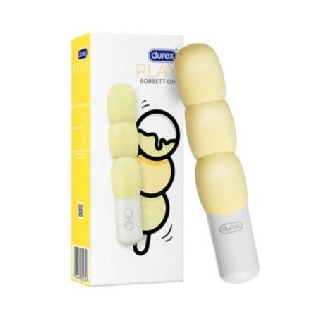 Durex Sorbett-oh Soft Yellow Vibratore 8 modalità Durex Sorbett-oh Soft Yellow Vibratore 8 modalità