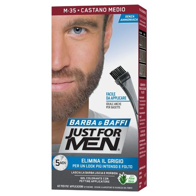 Just For Men Barba & Baffi M35 Castano Medio 51 G