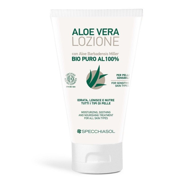 Specchiasol Aloe Vera Lozione Bio Puro 100% 150 Ml Specchiasol Aloe Vera Lozione Bio Puro 100% 150 Ml