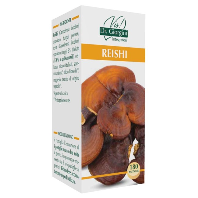 Dr. Giorgini Ser-vis Reishi integratore 180 Pastiglie Dr. Giorgini Ser-vis Reishi integratore 180 Pastiglie