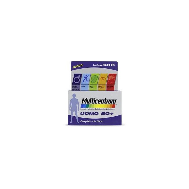 Multicentrum Uomo 50+ 30 Compresse Multicentrum Uomo 50+ 30 Compresse