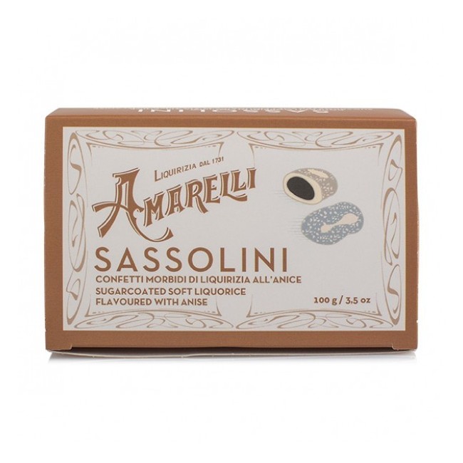 Amarelli liquirizia sassolini all'anice 100 grammi