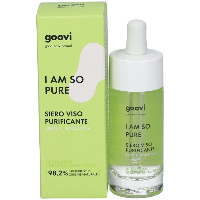 Goovi Siero Viso Purificante ed Esfoliante 30 ml Goovi Siero Viso Purificante ed Esfoliante 30 ml