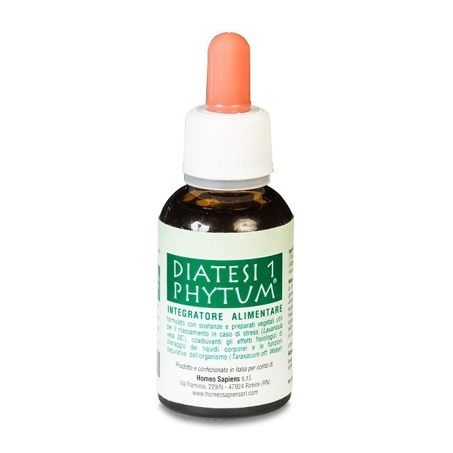 Homeo Sapiens Diatesi 1 Phytum Gocce 30 ml