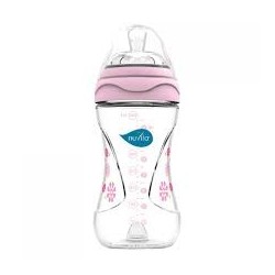 Nuvita mimic biberon 250ml colore rosa 1 pezzo