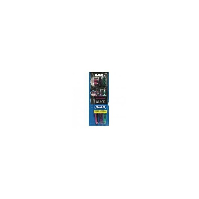 Spazzolino Manuale Oral-B Allrounder Black 3 Pezzi