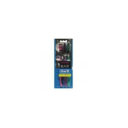 Spazzolino Manuale Oral-B Allrounder Black 3 Pezzi