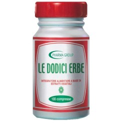Le dodici erbe 100 tavolette rimedio lassativo