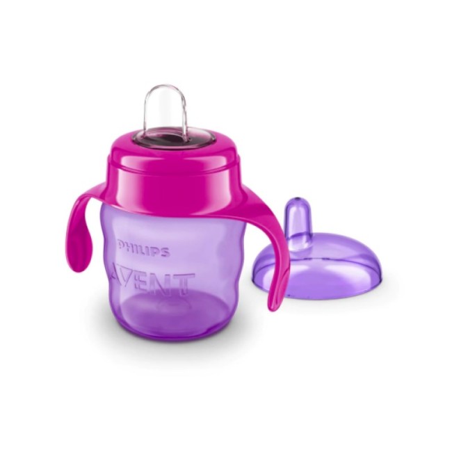 Philips avent tazza con beccuccio viola 1 pezzo 200 ml Philips avent tazza con beccuccio viola 1 pezzo 200 ml
