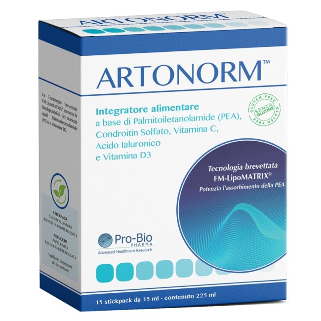 Pro-Bio Artonorm Integratore 15 stickpack Pro-Bio Artonorm Integratore 15 stickpack
