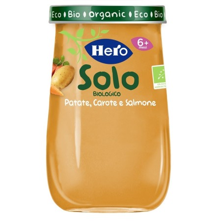 Hero Baby Solo Omogeneizzato Salmone Verdure 190 G Hero Baby Solo Omogeneizzato Salmone Verdure 190 G