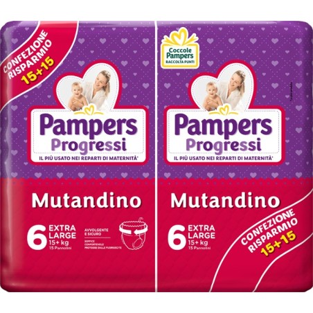 Fater Pampers Progressi Mutandina Xl pannolini 30 Pezzi Fater Pampers Progressi Mutandina Xl pannolini 30 Pezzi