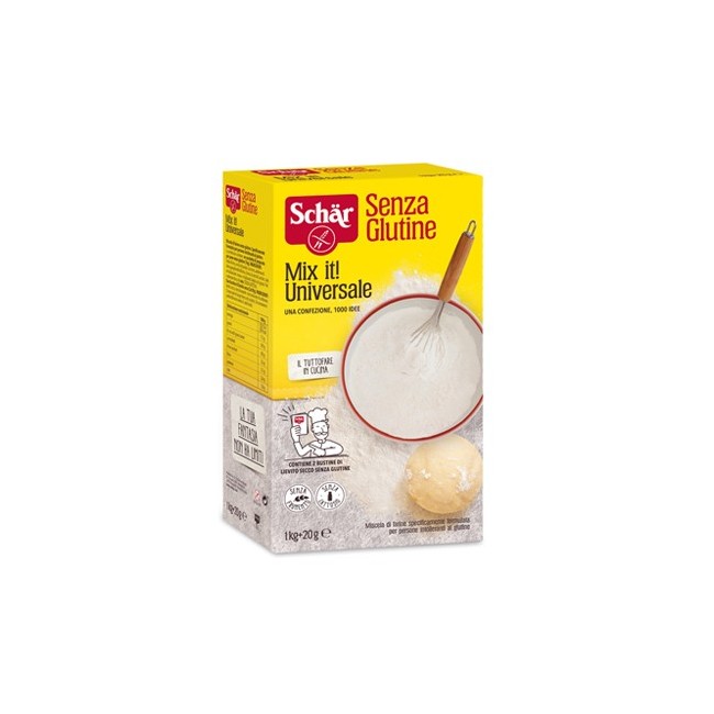 Dr. Schar Schar Mix It Farina Universale senza glutine 1020 G Dr. Schar Schar Mix It Farina Universale senza glutine 1020 G