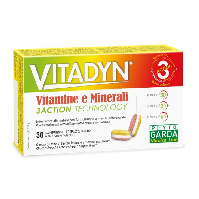 Named Vitadyn Vitamine minerali 30 Compresse Rilascio Differenziato Named Vitadyn Vitamine minerali 30 Compresse Rilascio Differenziato